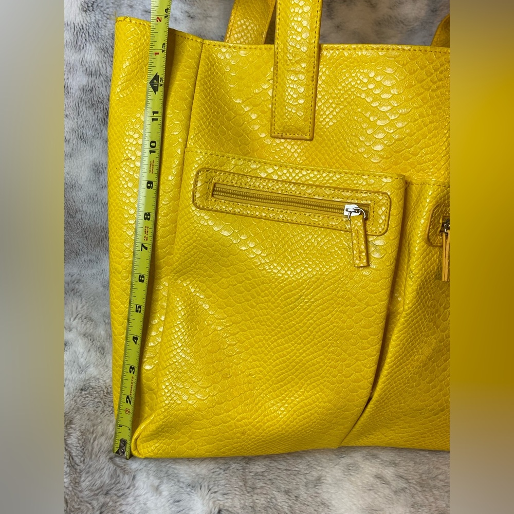 Golden Yellow Neiman Marcus Tote Bag - Picture 6 of 12